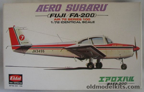 Eidai 1/72 Fuji FA-200 Aero Subaru, 001-100 plastic model kit